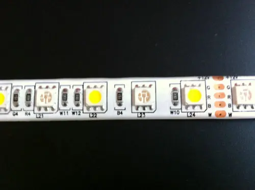5M RGBW SMD5050 гибкий светодиодный полосы Веревка светильник ing RGB + W Белый