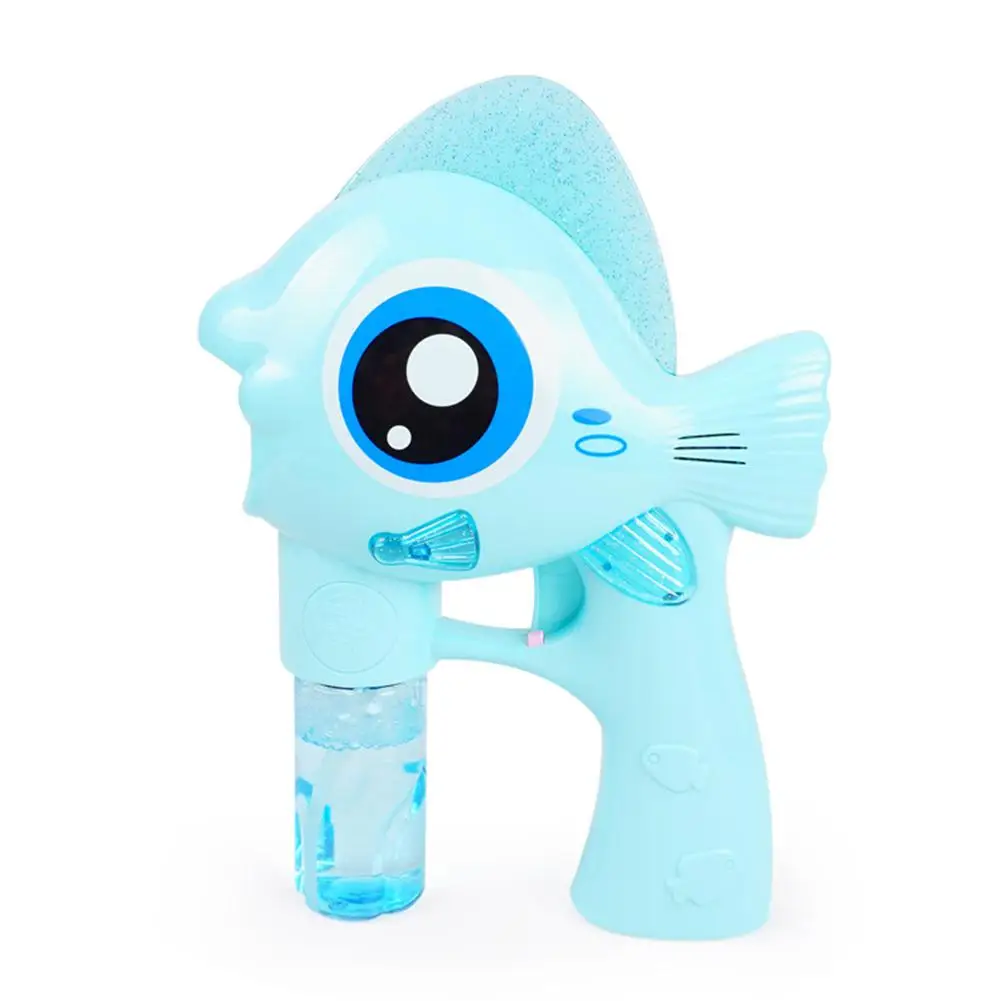 Ручной Электрический EcoFish форма Bubble Maker с водой игрушка для детей Веселые детские
