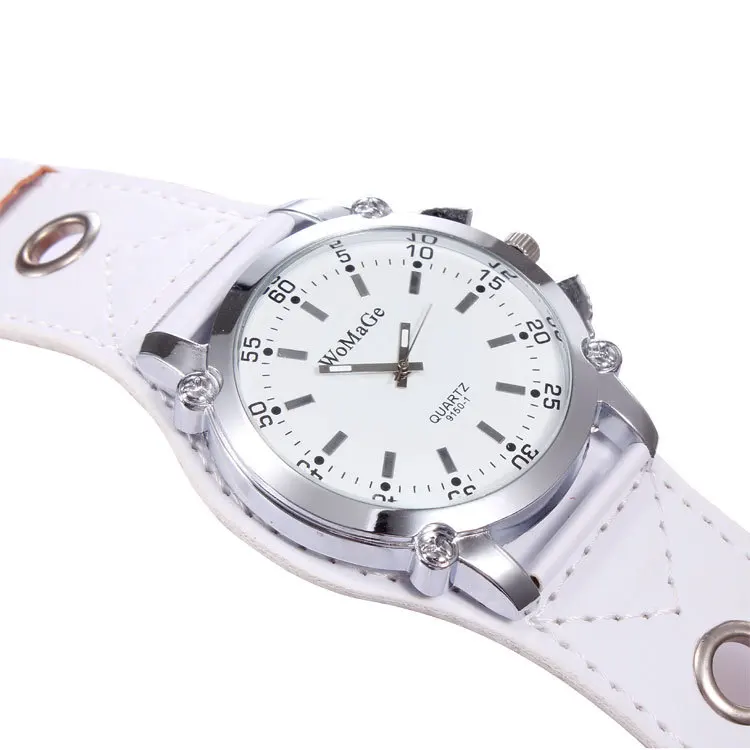 2014 New Fashion Casual Watches Quartz Wrist Watch Leather Strap Brand Men Women Analog Big Dail Clock Top Quality Relogio | Наручные