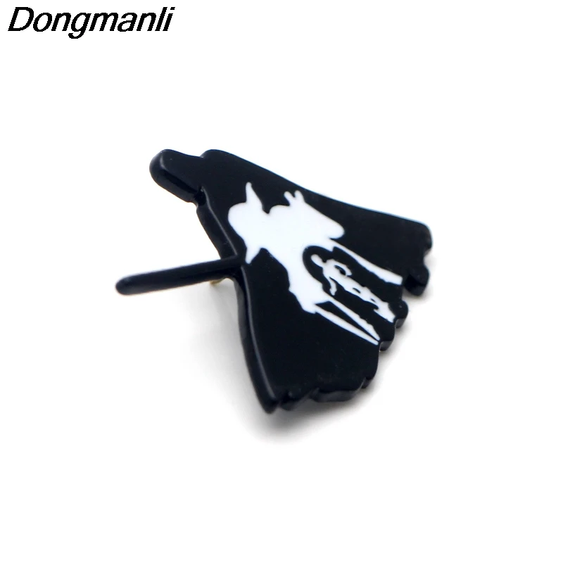 P3414 Dongmanli крутые металлические эмалированные булавки и броши для женщин мужчин
