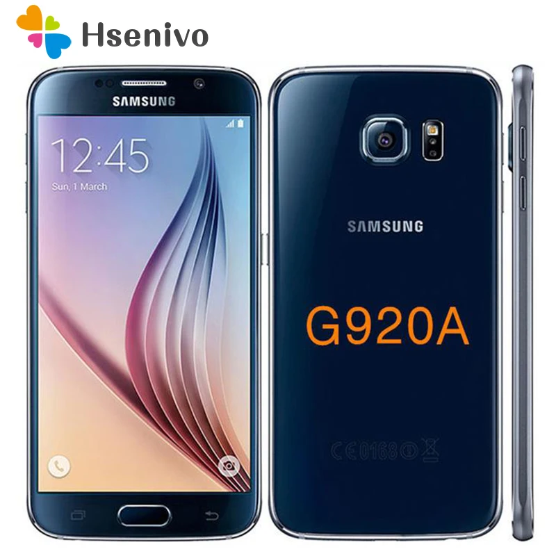

Восстановленный Оригинальный разблокированный смартфон Samsung S6 G920V G920P G920A G920F 4G LTE, камера 16 МП, 32 ГБ ROM, Восьмиядерный, 5,1 дюйма
