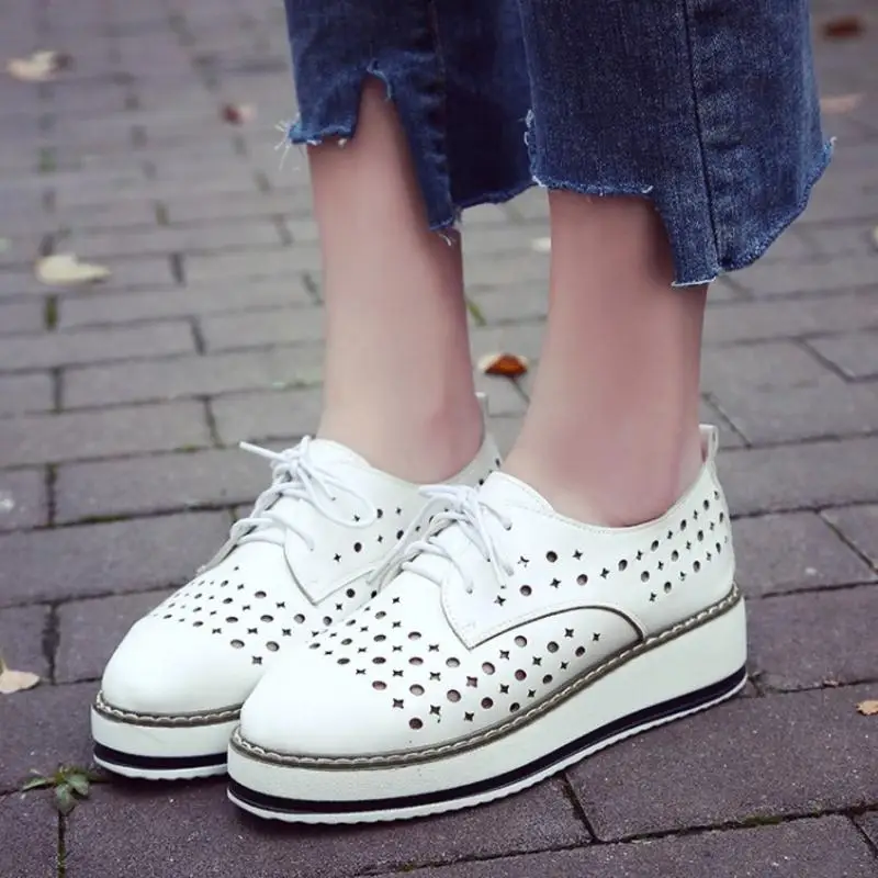 Coolcept 2019 New Arrival Women Pumps Fashion High Heel Shoes Women's Hollow Out Office Lady Daily Wedges Size 35-39 | Обувь