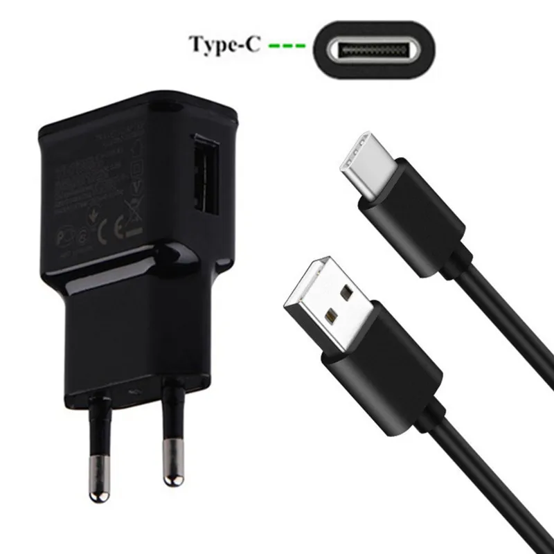 Дорожный настенный USB адаптер и кабель Type C для зарядки передачи данных Honor 20 Pro Moto