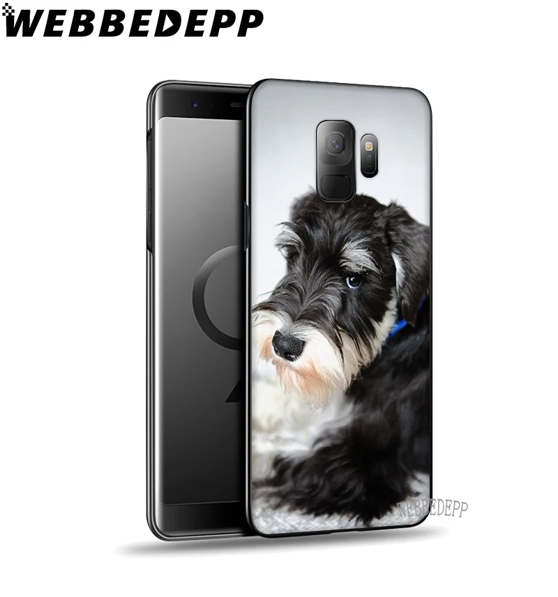 WEBBEDEPP мягкий чехол из ТПУ с изображением милой собаки шнауцера для Samsung Galaxy S6 S7 Edge