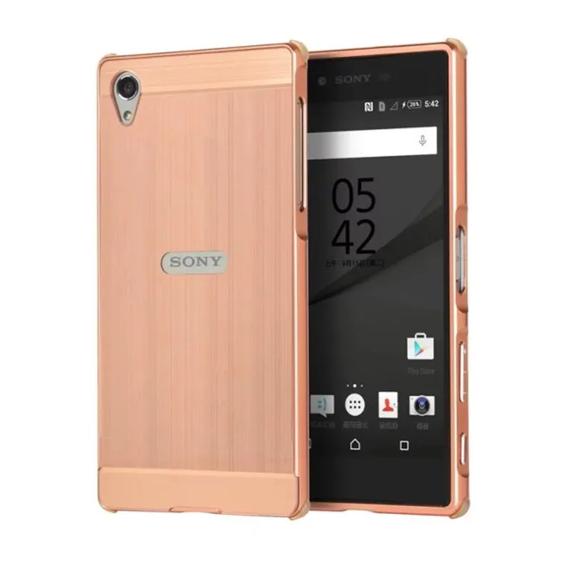 Чехол для Sony Xperia Z5 Dual E6683 E6653 металлический чехол с металлической рамой и задней
