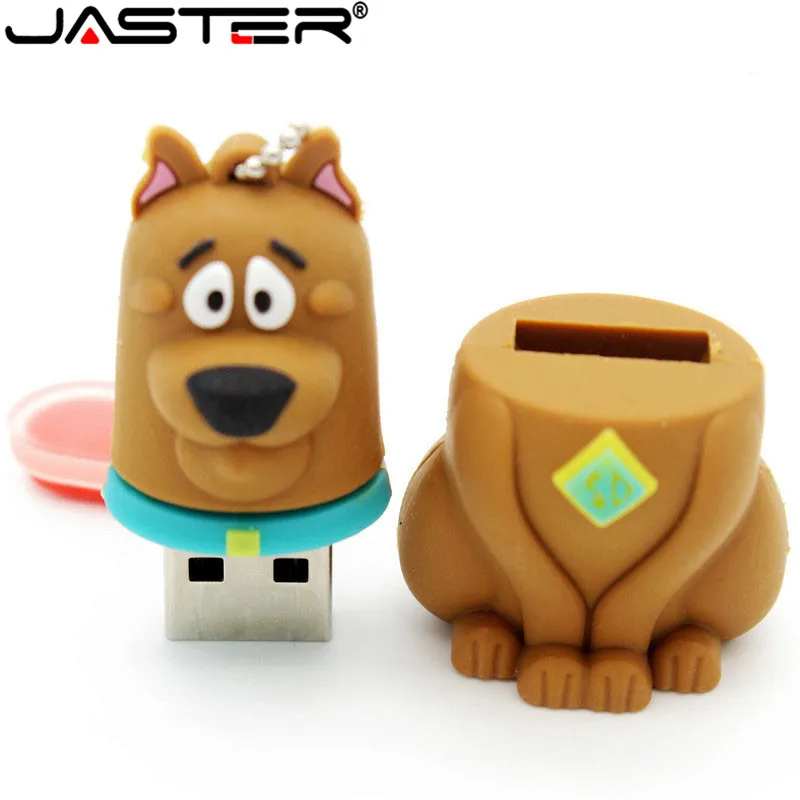 JASTER, Новое поступление, настоящая емкость, мультяшный щенок, USB флеш-накопитель, 4 ГБ, 8 ГБ, 16 ГБ, 32 ГБ, 64 ГБ, внешний накопитель, фотография, подарок