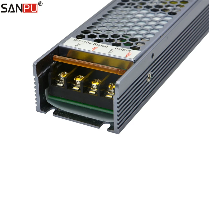SANPU регулируемый светодиодный трансформатор 200 W 12 V 16A Triac 0-10В 2in1 затемнения 12VDC режим переключение, питание питания 220 240 V AC-DC 12 трансформатор напряжения