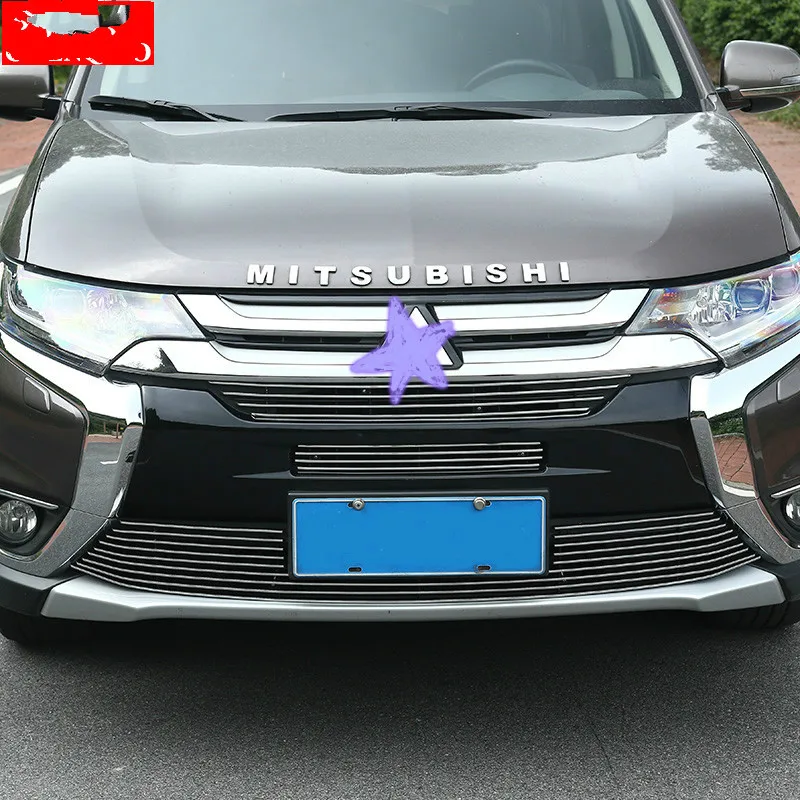 Для Mitsubishi Outlander хромированная Автомобильная 3D Эмблема с буквами на капюшоне
