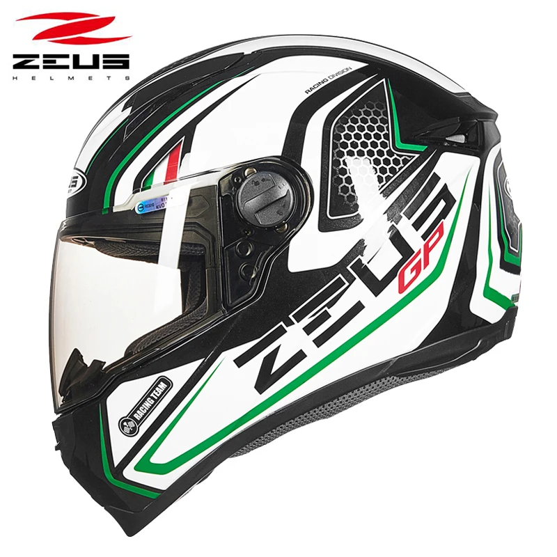 AL3 Pearl black gree ZEUS DOT ECE мотоциклетные многоцветные Полнолицевые шлемы мотоциклетные шлемы гоночные шлемы m-xxxl шлем для мужчин и женщин - Цвет: AL3 Pearl black gree