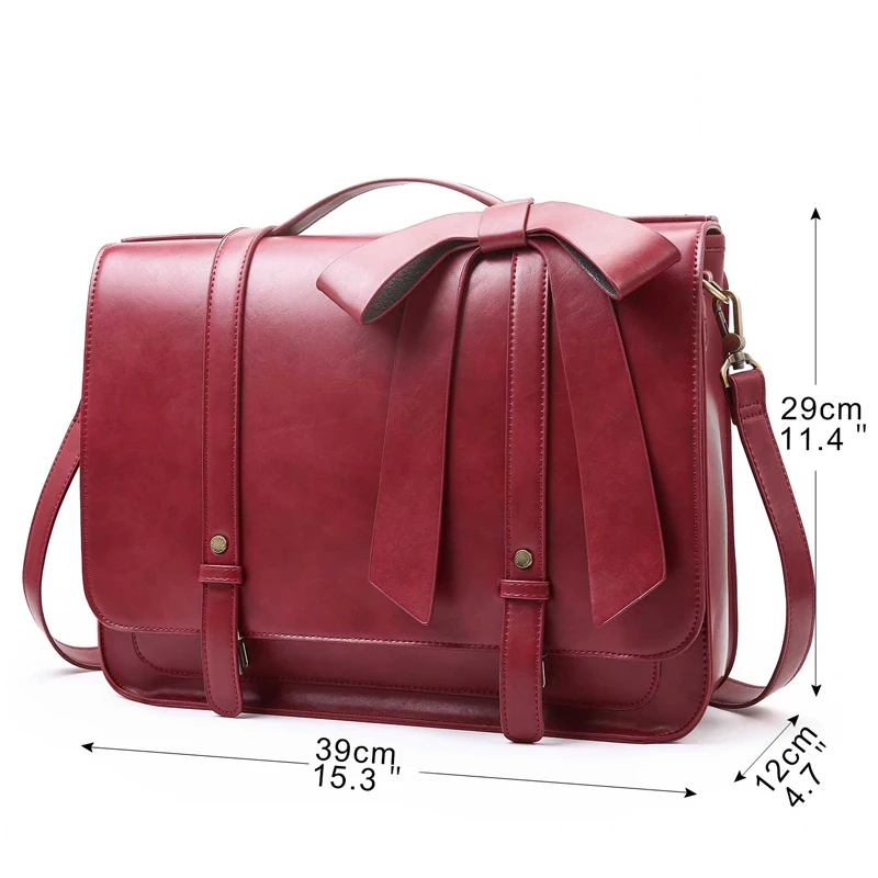 Сумка для ноутбука ECOSUSI Женская дорожная сумка мессенджер из искусственной кожи