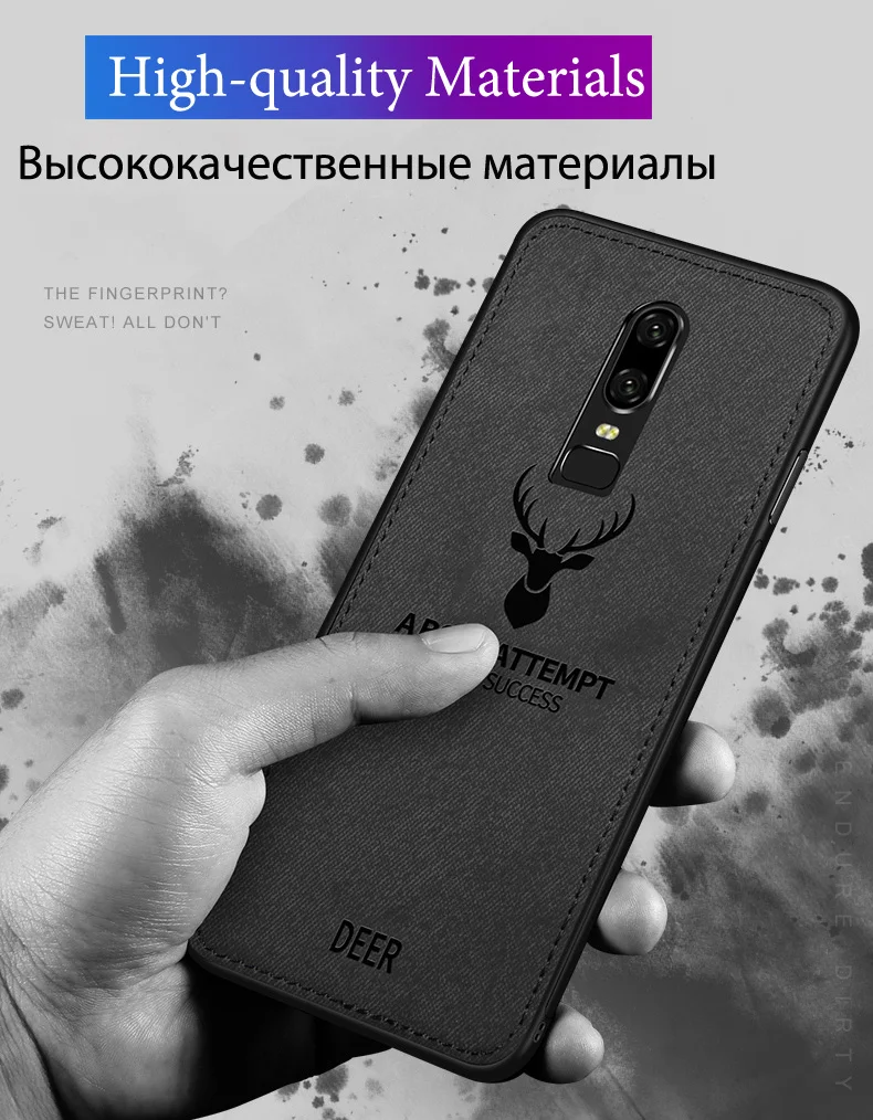 Кожаный чехол для телефона с рисунком оленя для Oneplus 7 Pro 6 6T 5 5T Силиконовая задняя крышка из ТПУ для Oneplus 7 7Pro чехол для Oneplus 6