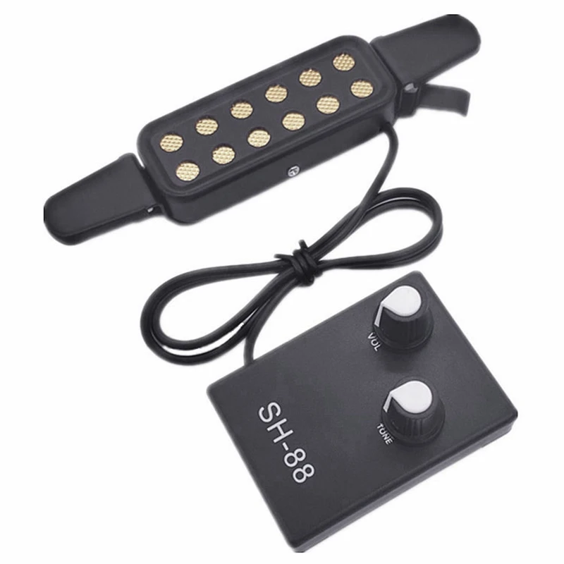 Классическая Народная Акустическая гитара звуковое отверстие пикап с