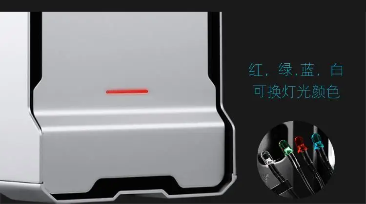 Алюминиевый Чехол для компьютера PHANTEKS 515E ATX(поддержка 2x280 с водяным охлаждением/Откидная алюминиевая боковая панель/с 3 бесшумными вентиляторами
