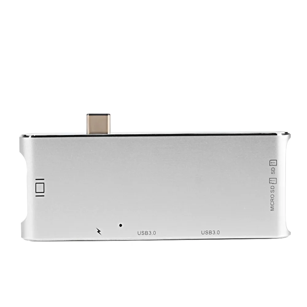 6 в 1 концентратор USB Type C к HDMI адаптер док станция ключ 3 0 с SD слотом для MacBook Pro