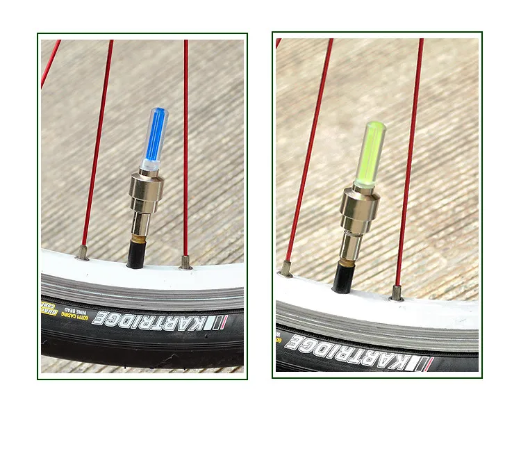 8 шт. неоновые светодиодные лампы для велосипедных шин | Дом и сад