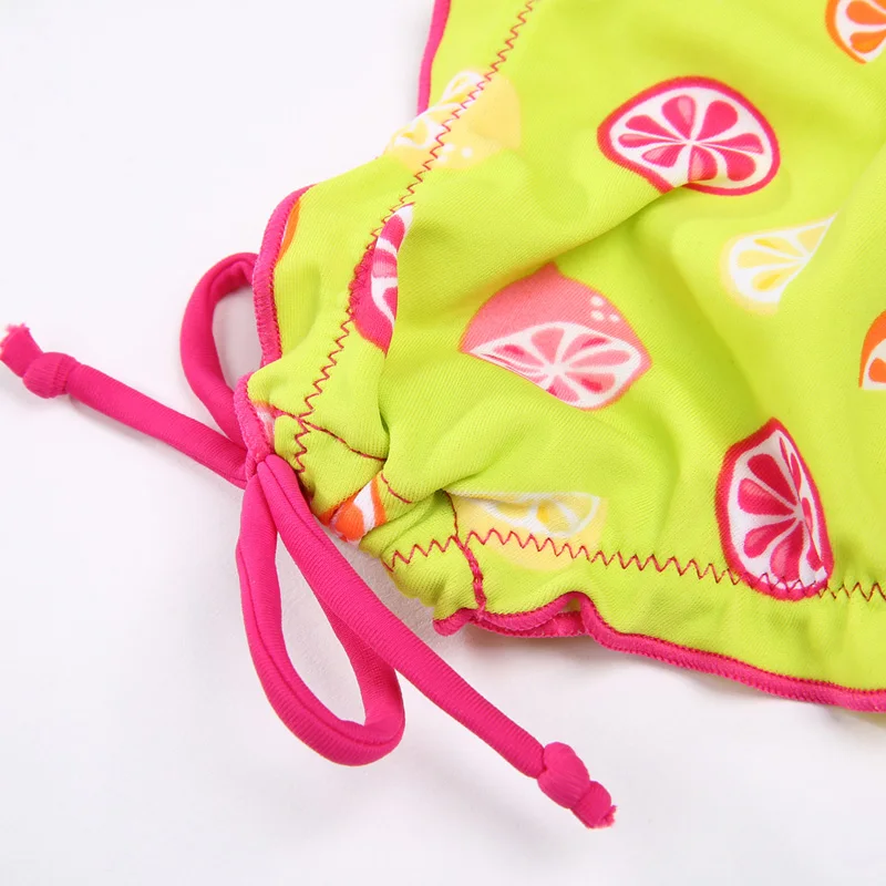 Бикини 2018 для маленьких детей комплект из двух предметов купальники От 3 до 9 лет