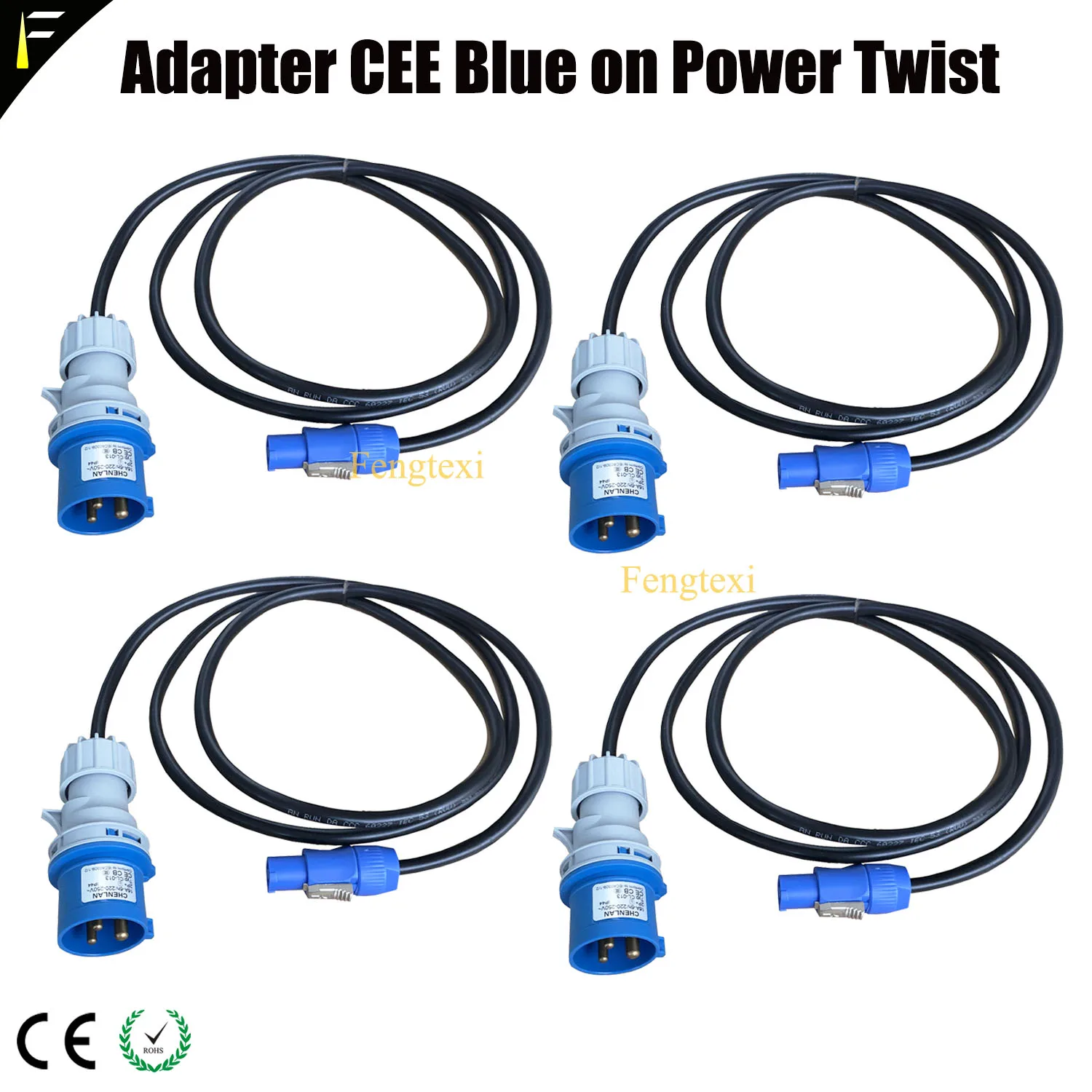4 шт./лот сценический кабель питания 16A CEE синий штекер IP44 штекер Connetor 16a для питания Con женский кабель NAC3FCA адаптер 2m5m10m шнур питания