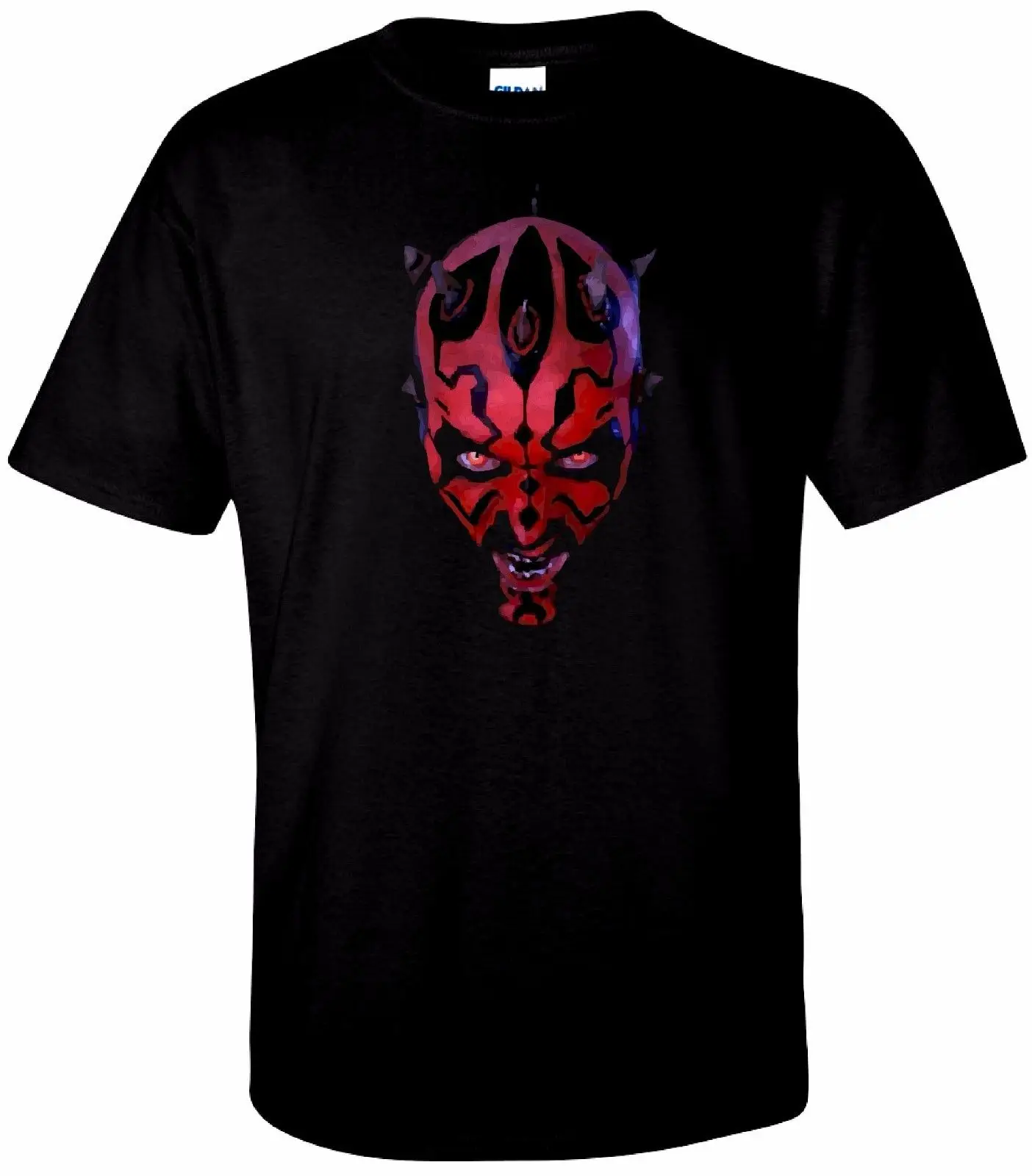 Darth Maul футболка Черная 100% хлопковая BMF Apparel Летняя мужская модная Удобная