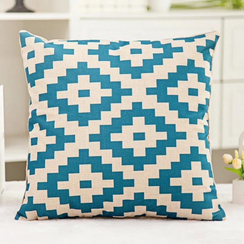 Льняная наволочка в скандинавском стиле для подушки автомобиля без сердечника |