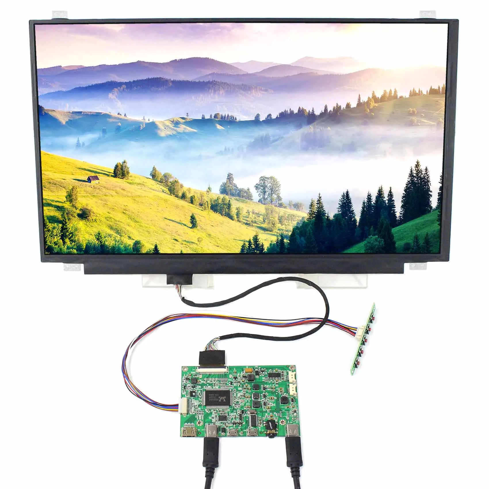 15,6 дюймовый сенсорный ЖК-NV156FHM-T10 15," 1920x1080 ips ЖК-экран со встроенным сенсорным экраном+ HDMI type C HDR ЖК-контроллер
