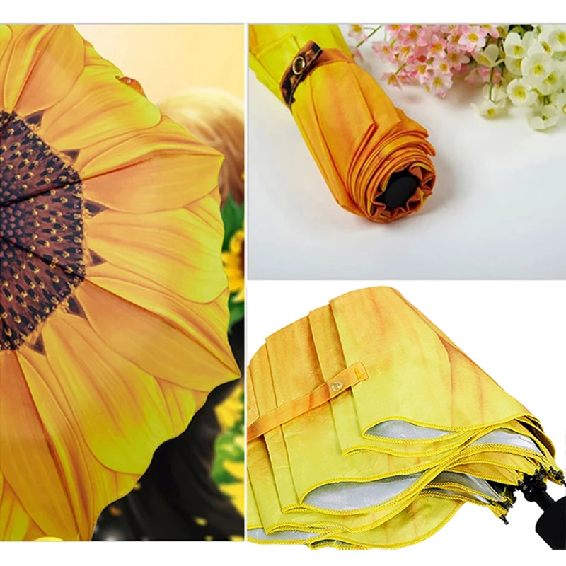 Женский складной зонт желтый от дождя для женщин и девочек|folding umbrella|umbrella rain