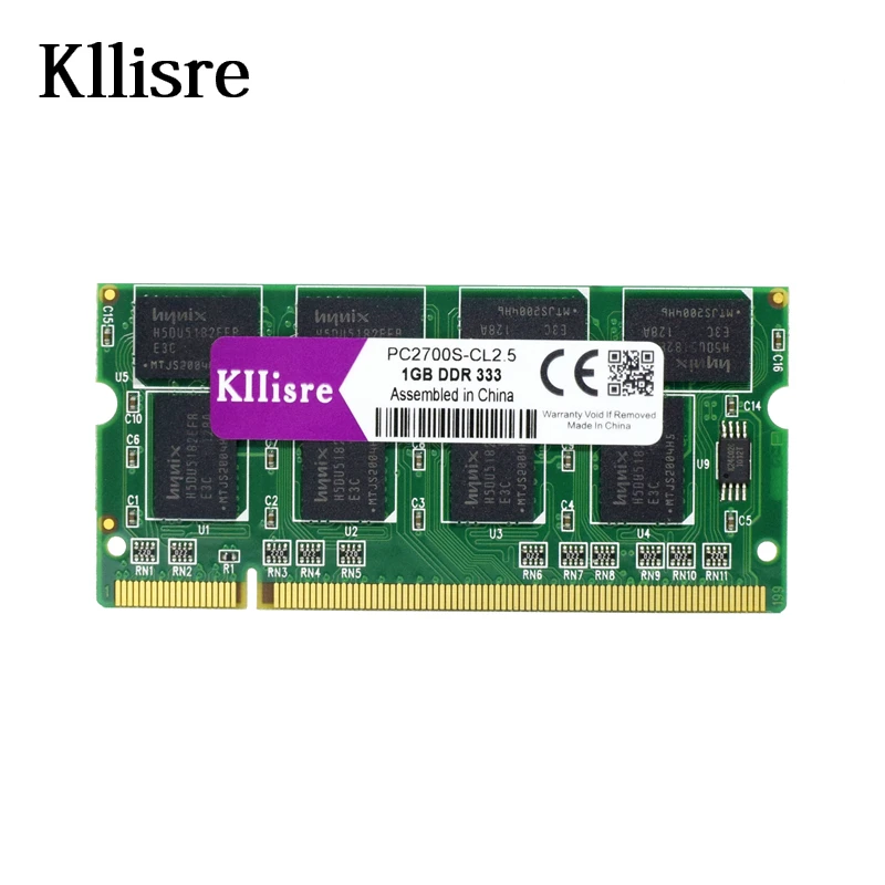 Kllisre DDR1 1 ГБ ОЗУ PC2700 DDR333 200Pin Sodimm память DDR ГБ|ddr333 pc2700 memory|pc2700 laptop memory 2gbddr333 1gb |