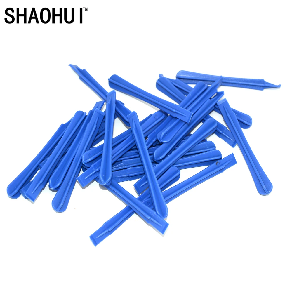 100pcs/lot Crowbar Daily Use Plastic Pry Bar Opening Repair Tools Round Handle Bent Head for iPhone iPad HTC Cell Phone Tablet |