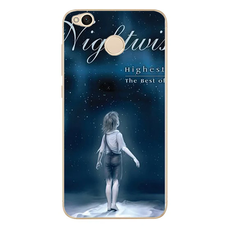 Чехол с рисунком Nightwish мягкий силиконовый чехол из ТПУ для телефона redmi4A 4X 5 5a 5Plus