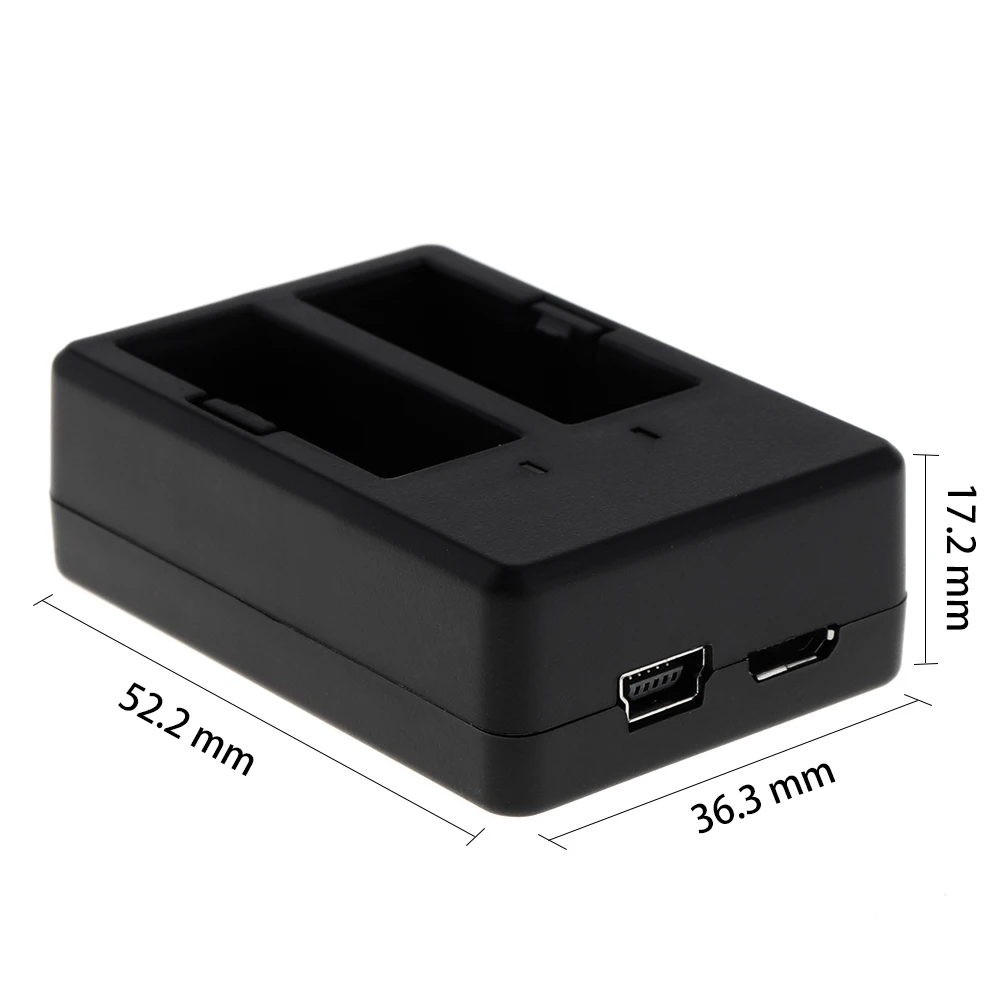100V-240V 2 Каналы Камера Батарея Зарядное устройство с USB кабелем для спортивной