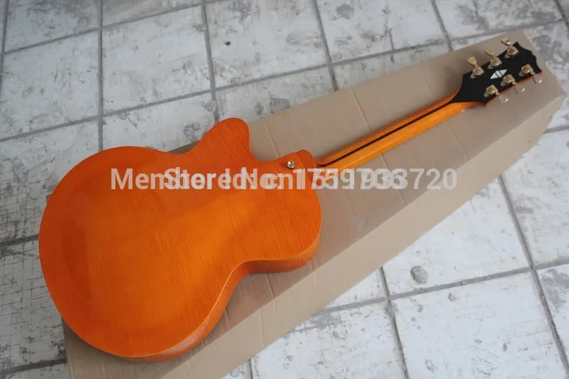 Бесплатная доставка по оптовой цене гитара jazz с полым отверстием под заказ L5 in j