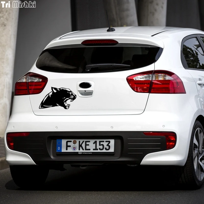 Три мишки LBH460 #20*12 см голова Пантеры Автомобильная Наклейка Виниловые наклейки