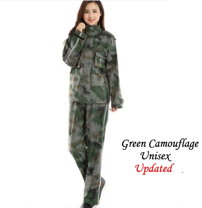 Парный стильный военный Камуфляжный плащ Женский дождевик мужской