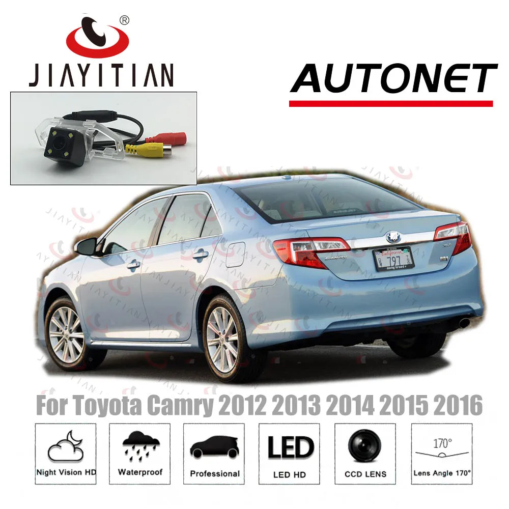 Задняя камера JiaYiTian для Toyota Camry 2012 2013 2014 2015 2016 CCD ночного видения Система помощи при