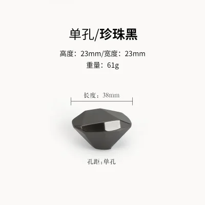 black knob 128 192 мм современный простой модный матовый латунный кухонный шкаф для шкафа дверная ручка пятнистая никелевая черная ручка для ящика шкафа - Цвет: black knob
