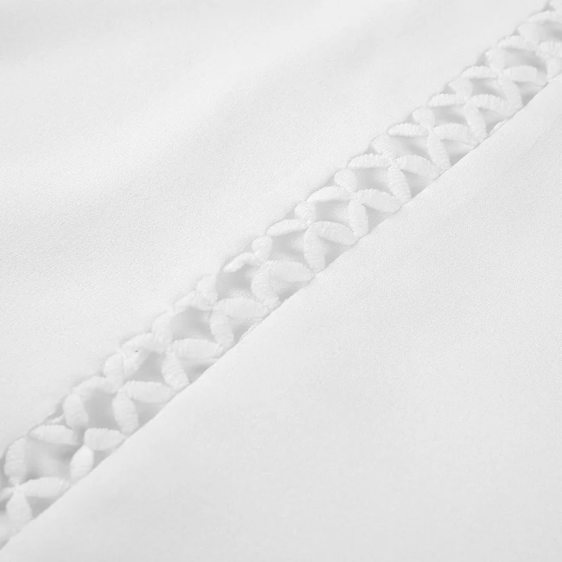 Женский кружевной лоскутный шифоновый топ без рукавов с v образным вырезом на