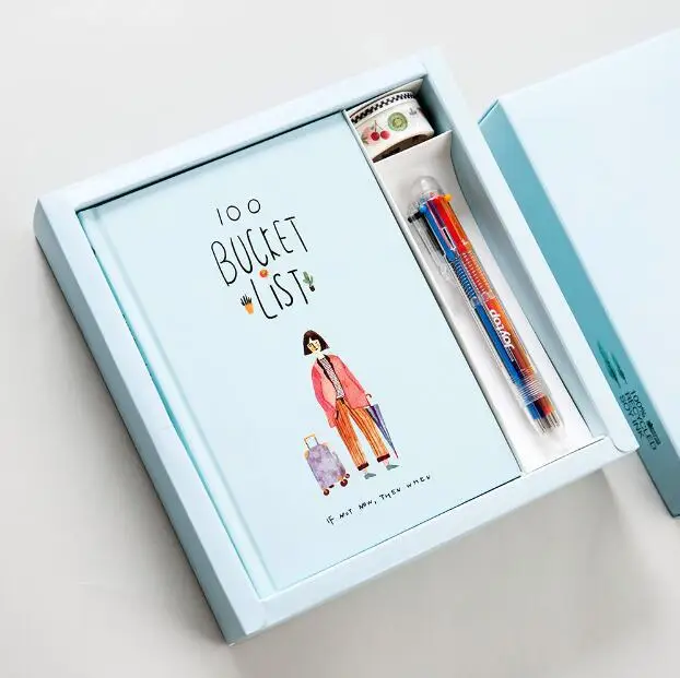 1pcs Korean stationery wholesale 100 wishlists gift box | Канцтовары для офиса и дома