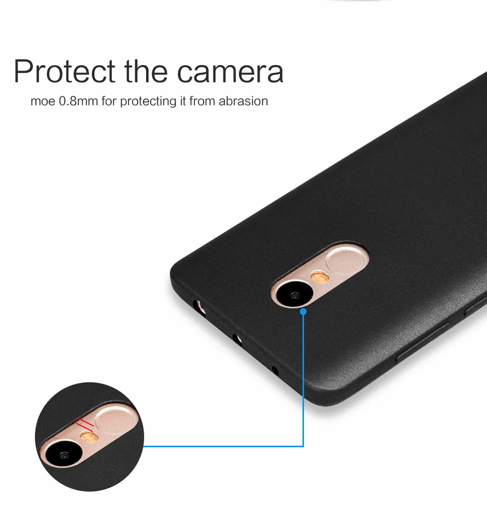 Матовый Силиконовый чехол для redmi note 4x мягкий матовый из ТПУ Xiaomi 4 pro/4x/redmi pro prime |