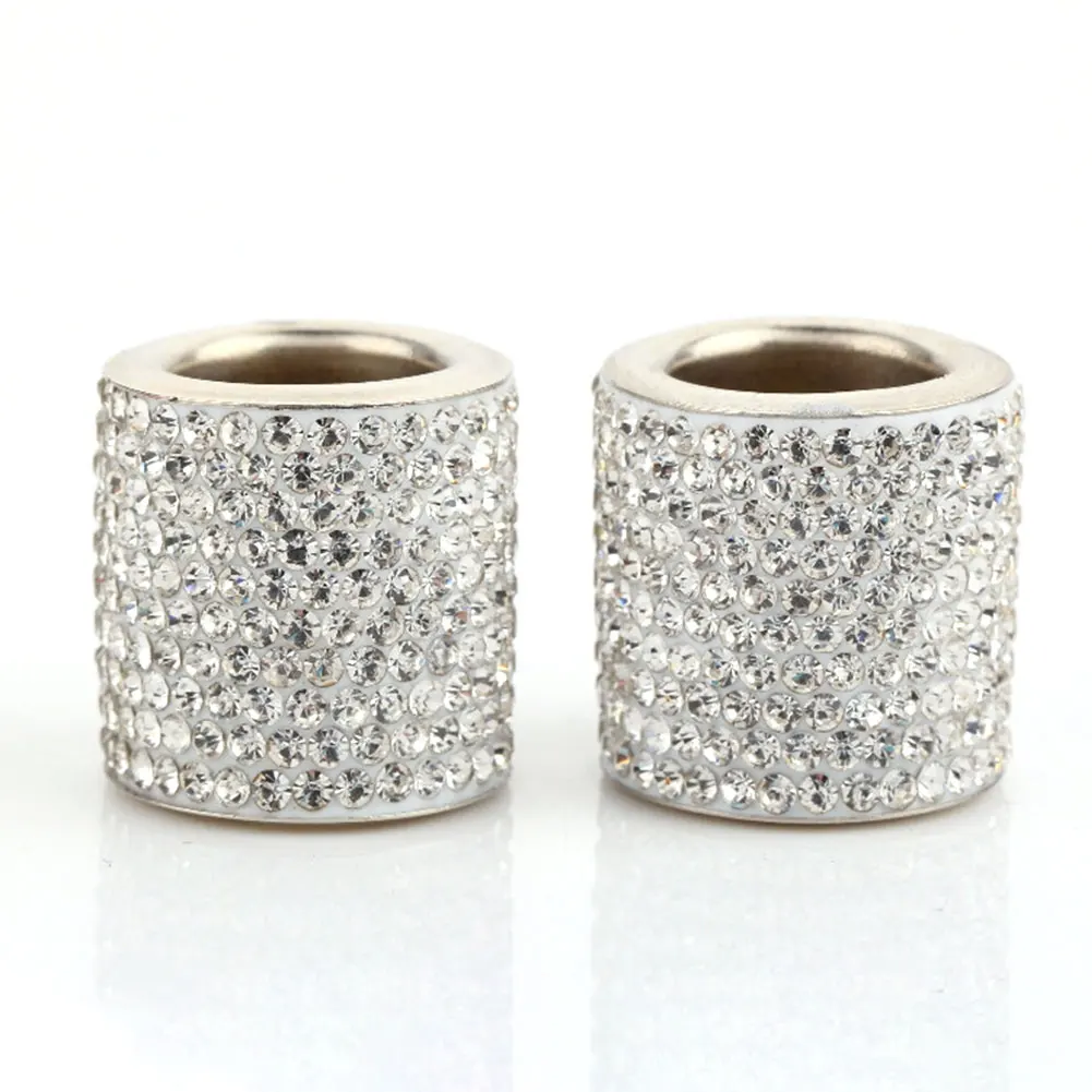 4 шт. стиль цилиндрический Универсальный Bling Кристалл литье аксессуары седло