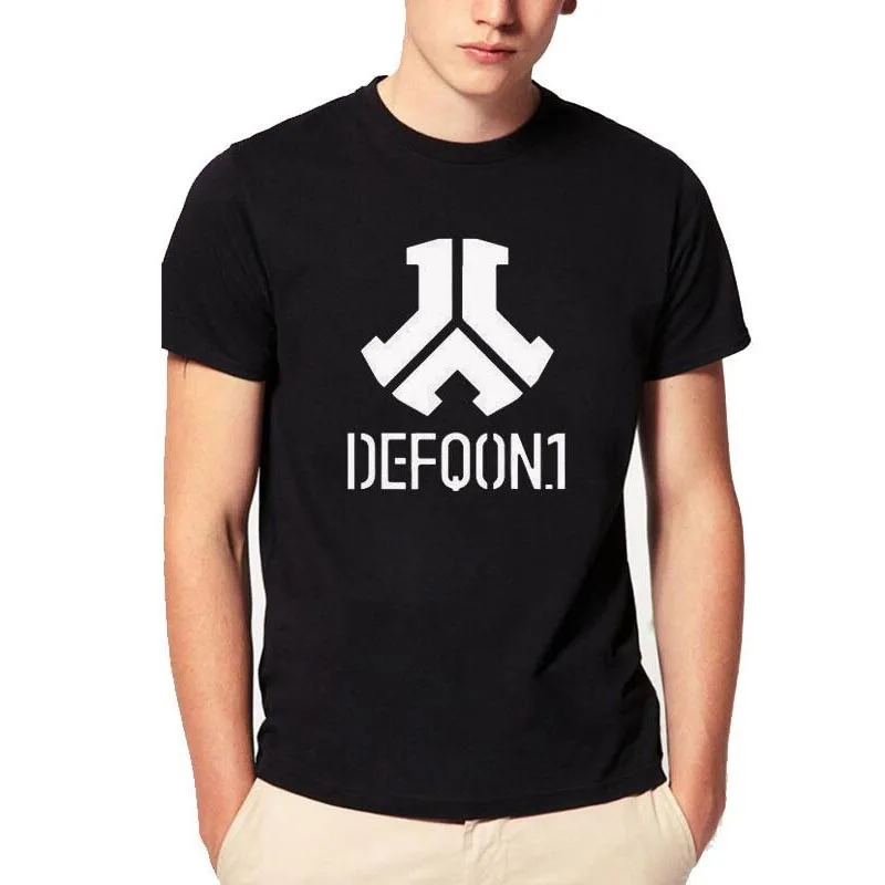 Мужская футболка Defqon 1 хлопковая с коротким рукавом в стиле хип хоп 2017|t shirt men|men