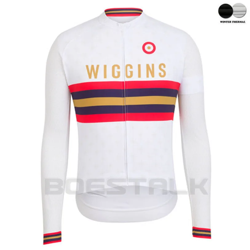 New Wiggins men's high quality winter wool warm long sleeve professional team cycling bicycle tights bicicleta maillot ropa - Цвет: winter1