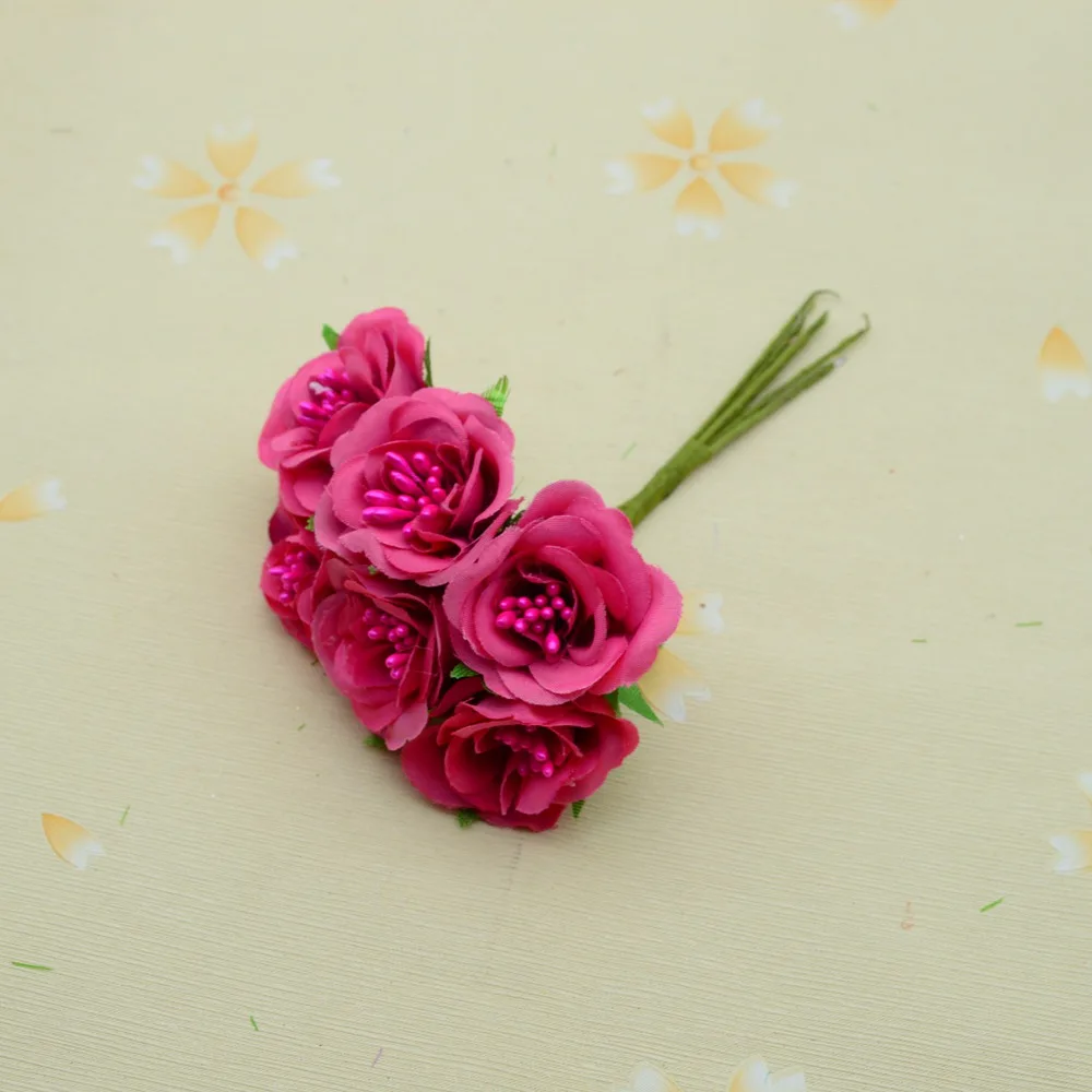 6 шт./лот искусственные тычинки DIY Рождественский венок подарки аксессуары для