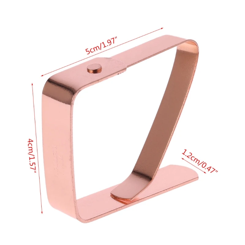 

4pcs Stainless Steel Table Cloth Cover Clip Clamp Holder Supply For Picnic Party
