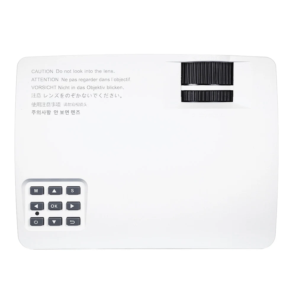 Coolux A8 проектор 1500LM 854*480 Поддержка HD 1080 P BT4.0 HDMI 4 K видео домашний кинотеатр LCD 2 4/5 0