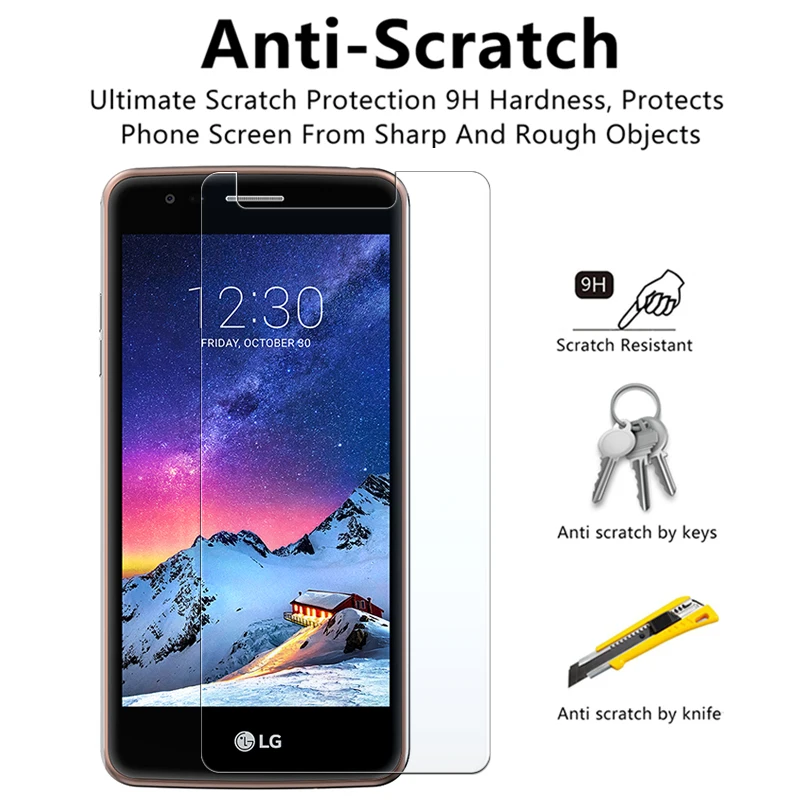 Защитное стекло для lg k8 k10 закаленное k3 k4 k7 2017 k20 plus zero ray x190 защита экрана 3 k 4 7 8 10k 20k