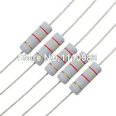 10x3 Вт 500 в 2 4 K 2K4 Ом металлоксидные пленочные резисторы|resistor 3w|resistor 10resistor film |