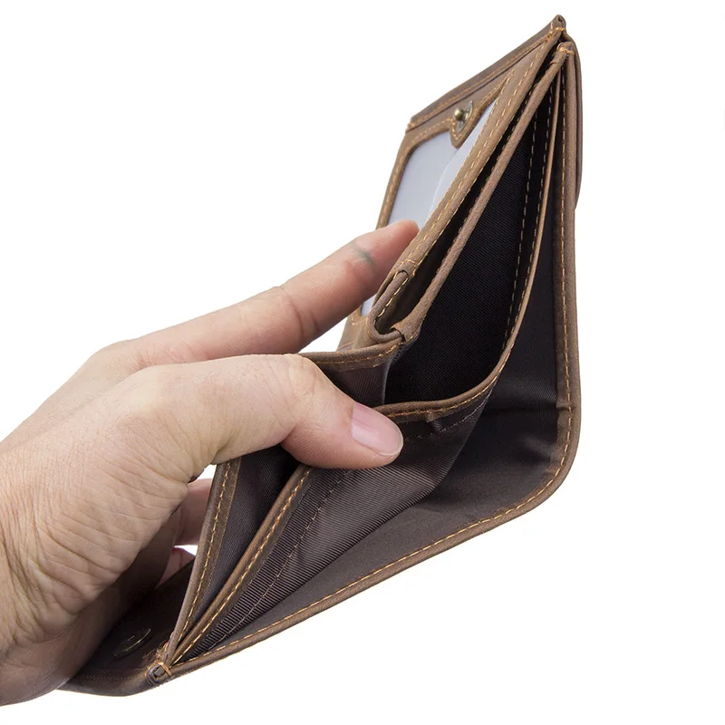 Augus Новое поступление бумажник для денег из натуральной кожи модный Simpe