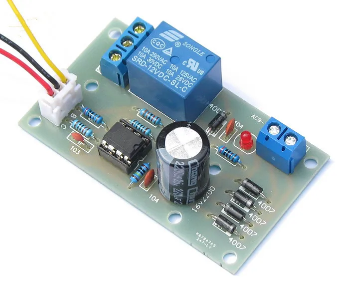 Free Shipping DIY kit Water Level Switch Sensor Controller Kit parts level inductor learning pcb | Электронные компоненты и