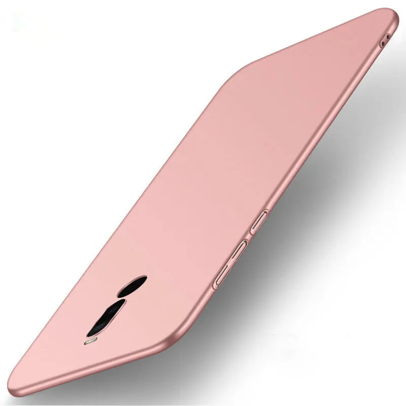 Роскошный Полный чехол матовый чехол для Meizu Note 8 9 M15 16 th Plus Lite полный Чехол PC жесткие чехлы для Meizu M5 M6 Note M5S M6S чехол - Цвет: Rose Gold