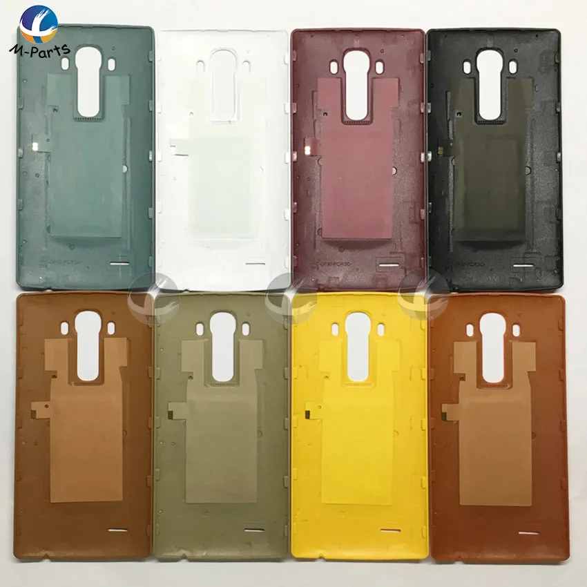 Пластиковая(кожаная линия) Задняя крышка корпуса для LG G4 H818 H819 F500 h810задняя Крышка батарейного отсека Высокое качество Новинка+ NFC
