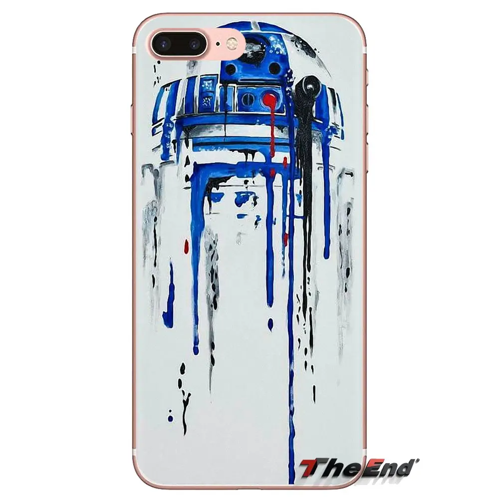 Мягкий силиконовый чехол Звездные войны R2D2 робот художественный плакат для LG Spirit